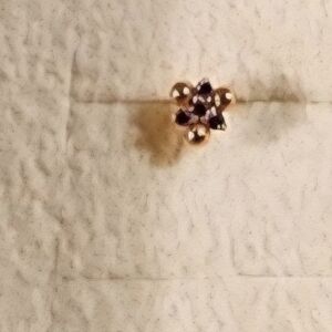 14k Rose Gold Threaded End